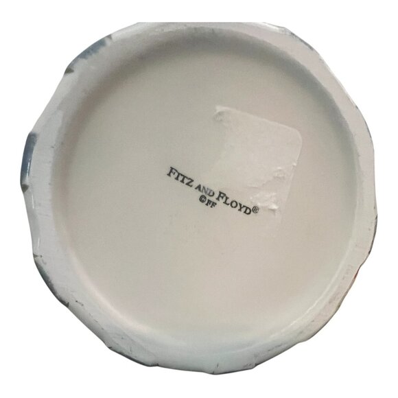 Fitz & Floyd Old World Christmas Holly Snowflake Creamer 4" - Picture 6 of 6